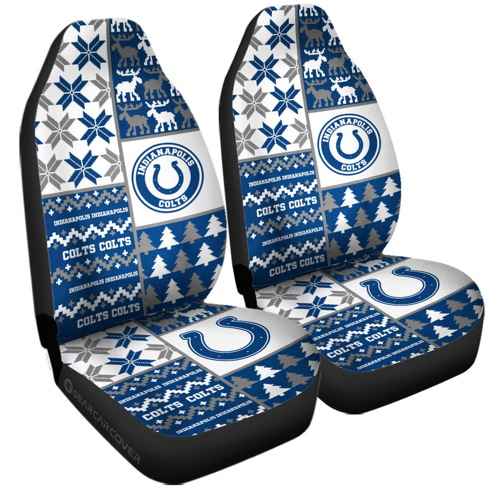 Indianapolis Colts Car Seat Covers Custom Ugly Style Car Accessories - Gearcarcover - 3
