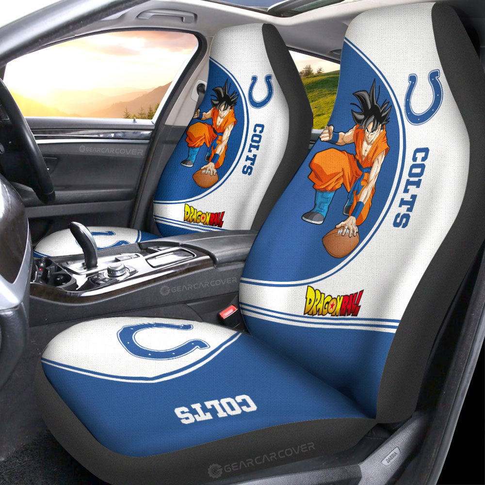 Indianapolis Colts Car Seat Covers Goku Car Accessories For Fans - Gearcarcover - 1