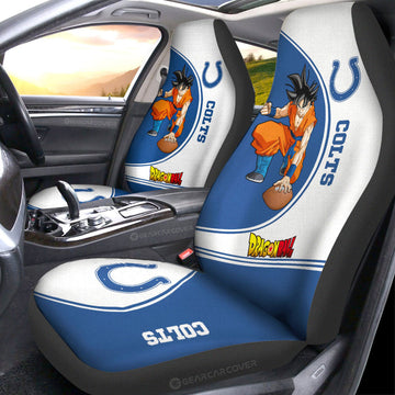 Indianapolis Colts Car Seat Covers Goku Car Accessories For Fans - Gearcarcover - 1