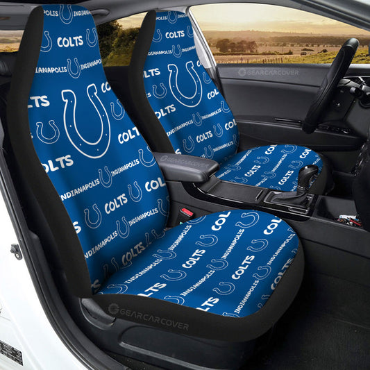 Indianapolis Colts Car Seat Covers Sporty Team Collection - Gearcarcover - 2