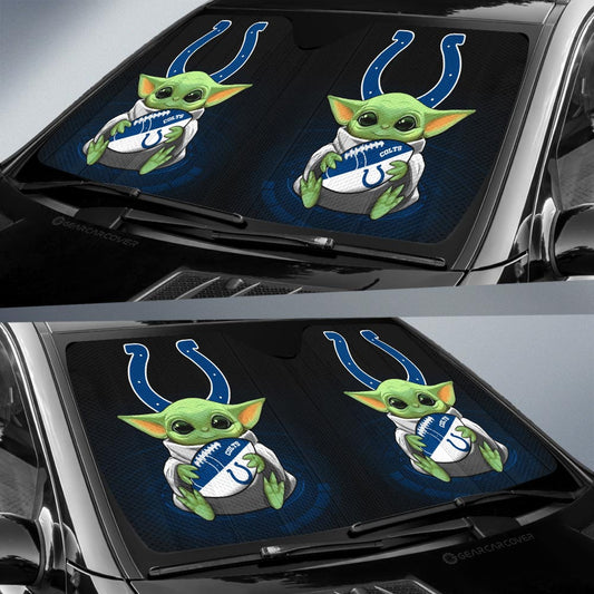 Indianapolis Colts Car Sunshade Custom Car Accessories For Fan - Gearcarcover - 2