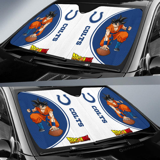 Indianapolis Colts Car Sunshade Custom Car Accessories For Fans - Gearcarcover - 2