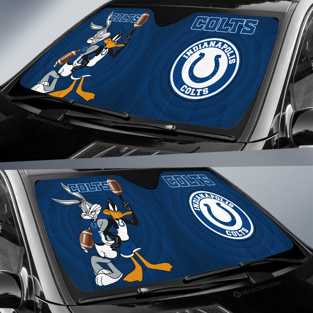 Indianapolis Colts Car Sunshade Custom Car Accessories - Gearcarcover - 2