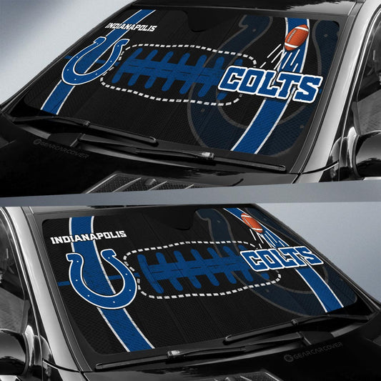 Indianapolis Colts Car Sunshade Custom Car Accessories - Gearcarcover - 2