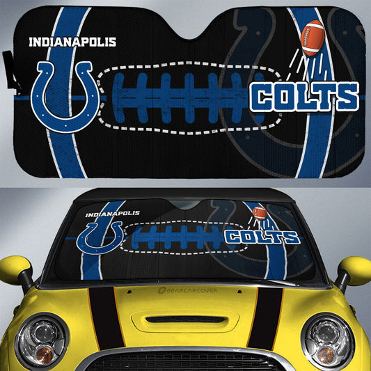 Indianapolis Colts Car Sunshade Custom Car Accessories - Gearcarcover - 1