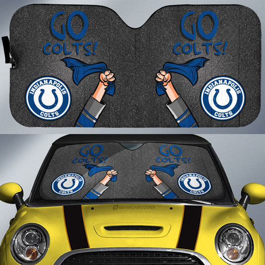 Indianapolis Colts Car Sunshade Custom Car Accessories - Gearcarcover - 1