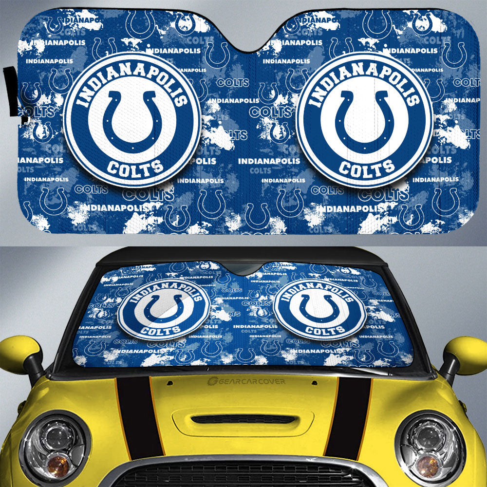 Indianapolis Colts Car Sunshade Custom Car Accessories - Gearcarcover - 1