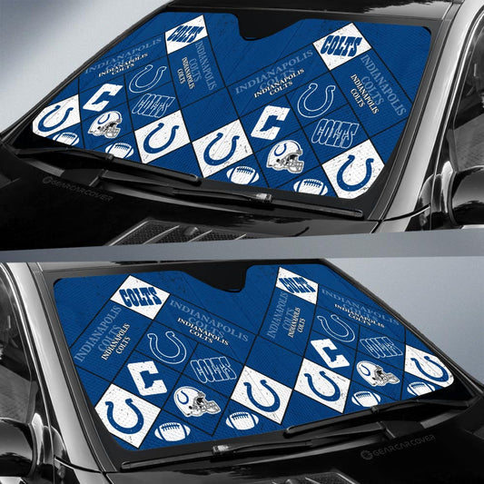 Indianapolis Colts Car Sunshade Sporty Team Collection - Gearcarcover - 2