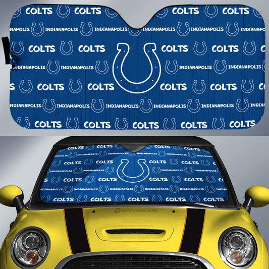 Indianapolis Colts Car Sunshade Sporty Team Collection - Gearcarcover - 1