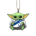 Indianapolis Colts Ornament Baby Yoda Car Accessories - Gearcarcover - 1