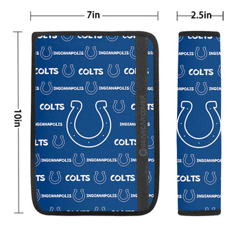 Indianapolis Colts Seat Belt Covers Sporty Team Collection - Gearcarcover - 1