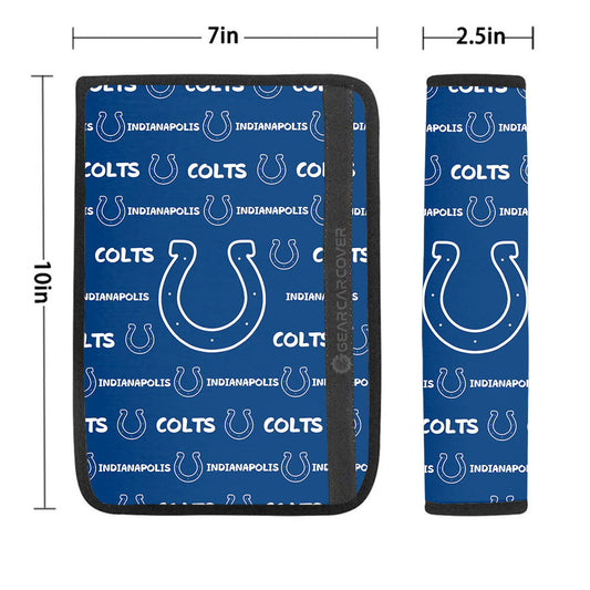 Indianapolis Colts Seat Belt Covers Sporty Team Collection - Gearcarcover - 1