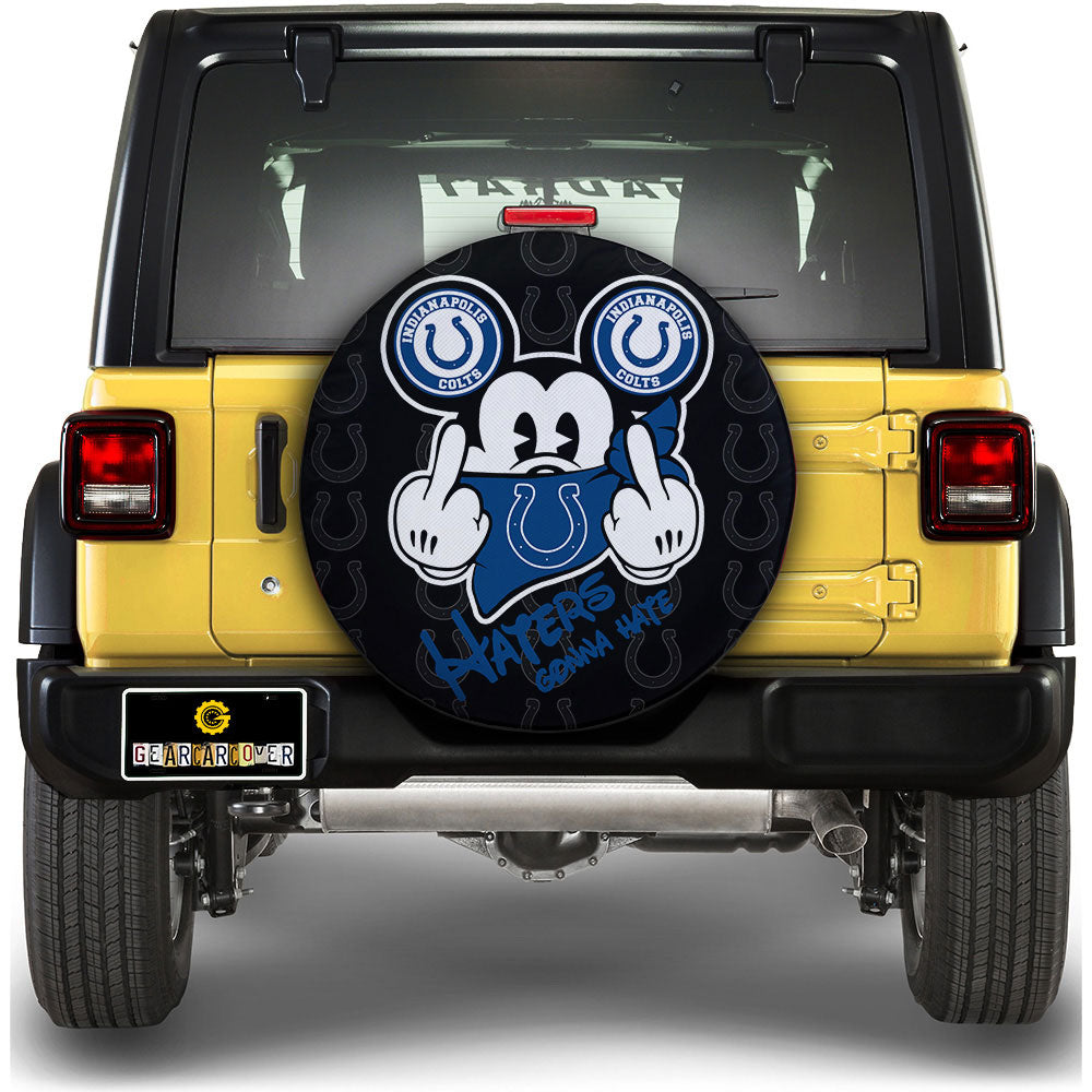 Indianapolis Colts Spare Tire Covers Custom Car Accessories - Gearcarcover - 1