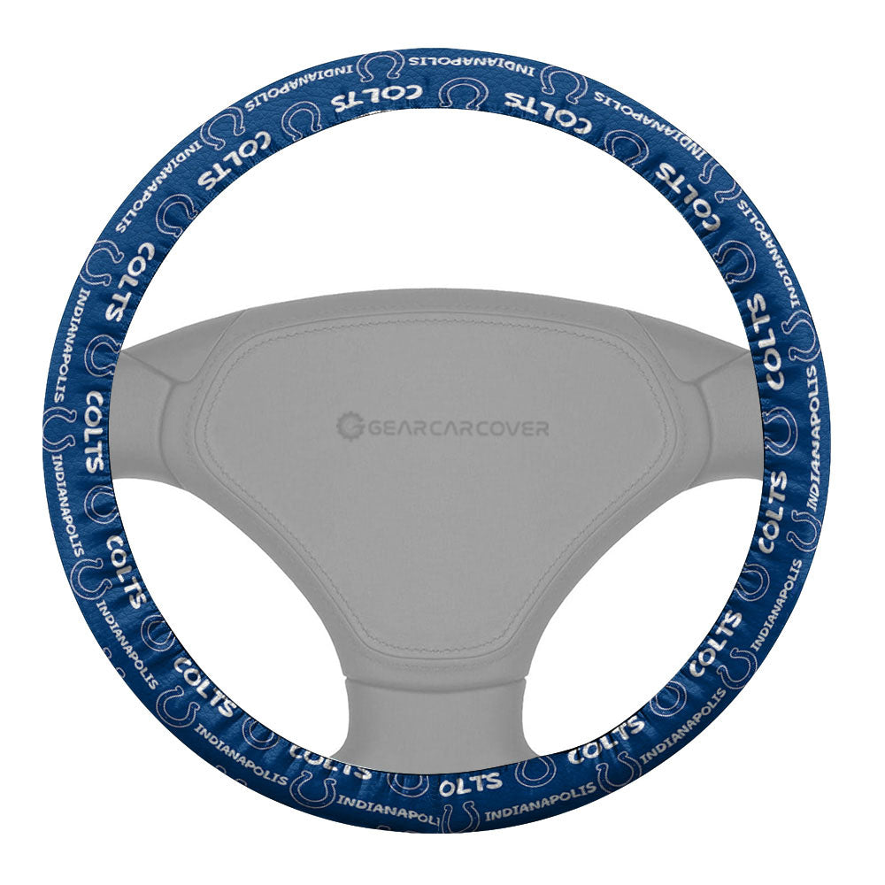 Indianapolis Colts Steering Wheel Cover Sporty Team Collection - Gearcarcover - 2
