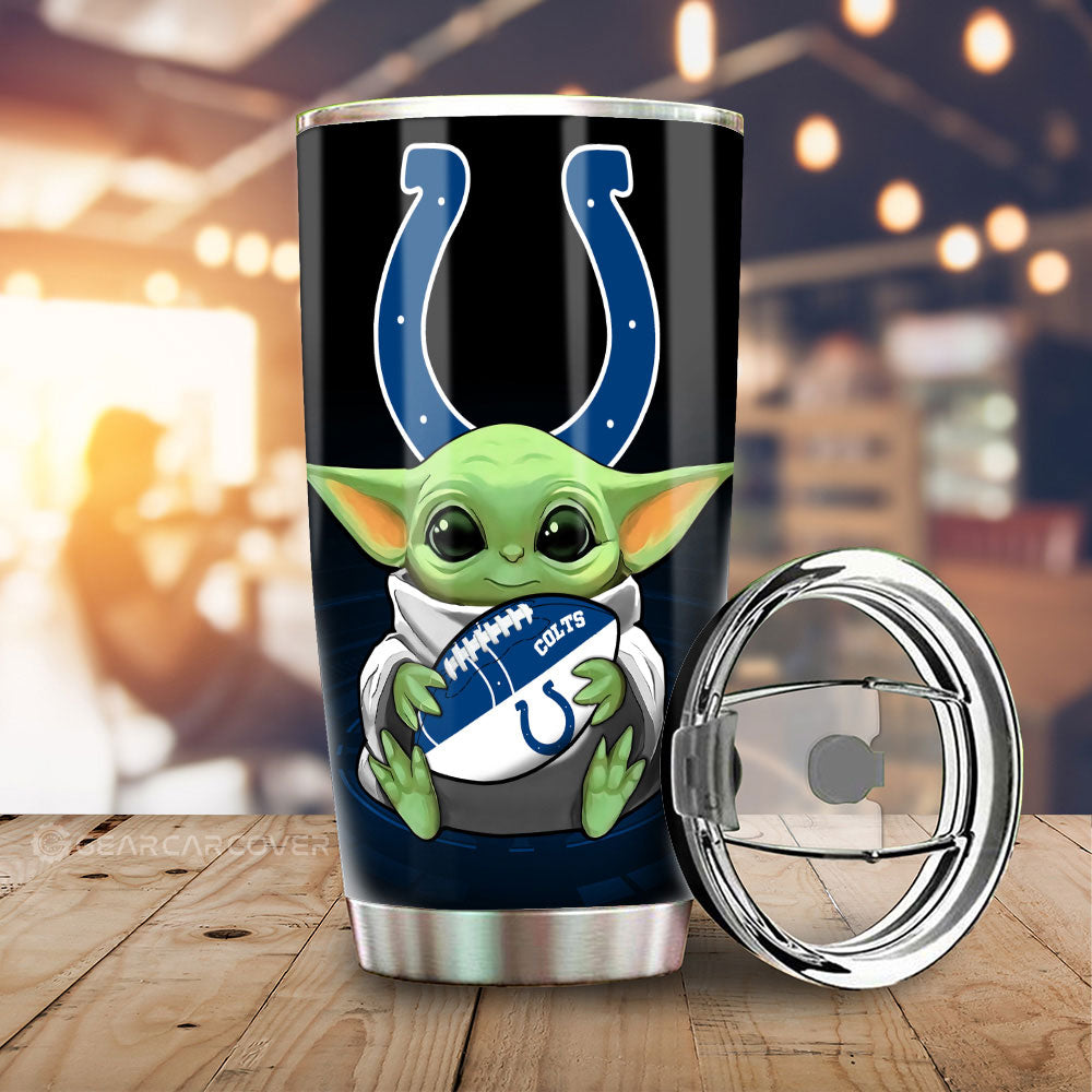 Indianapolis Colts Tumbler Cup Custom Car Accessories For Fan - Gearcarcover - 1