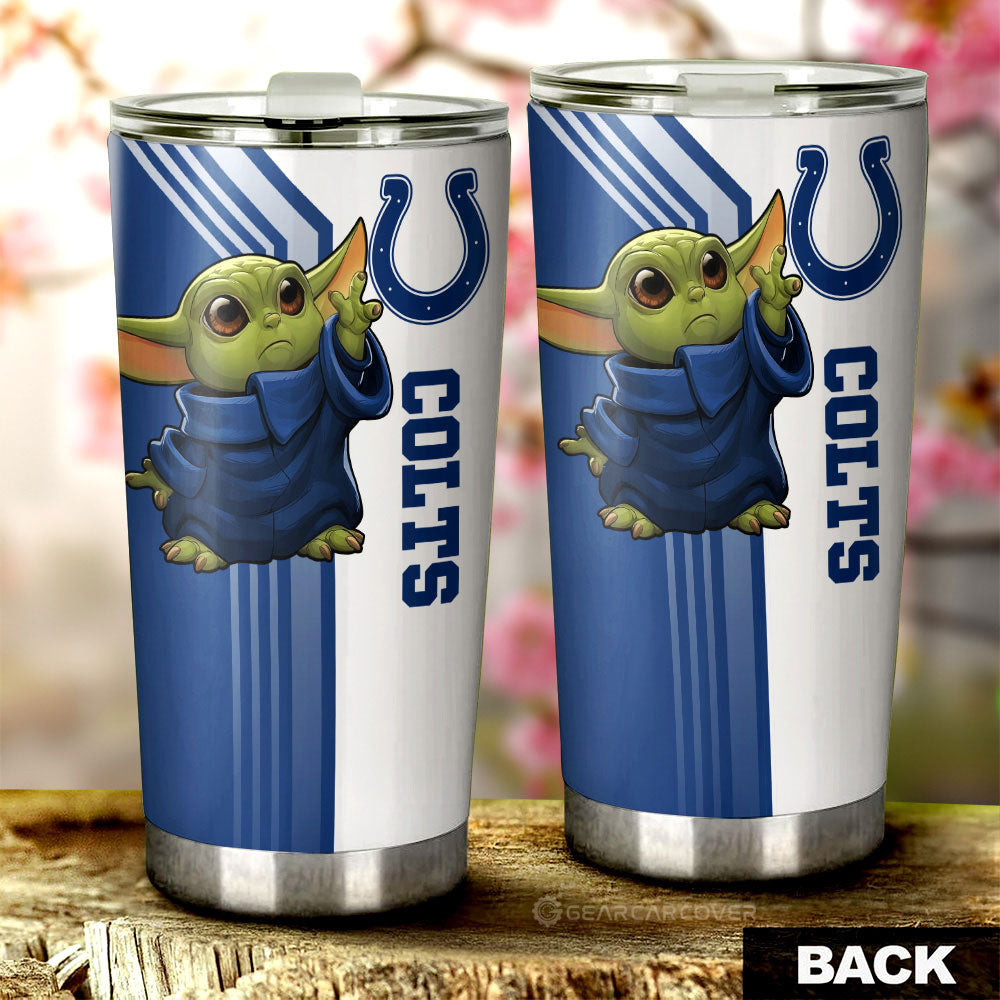 Indianapolis Colts Tumbler Cup Custom Car Accessories - Gearcarcover - 2