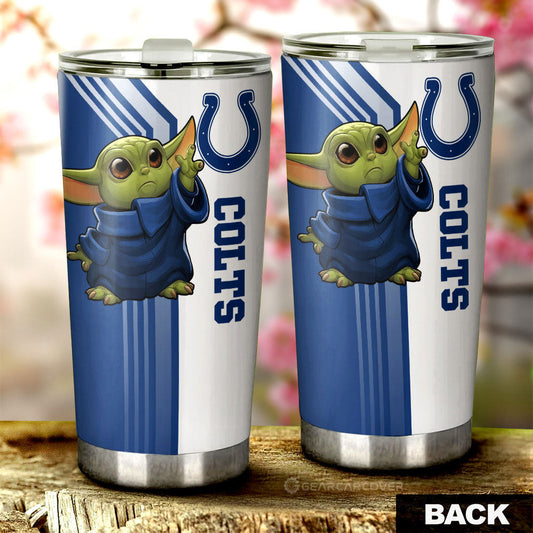 Indianapolis Colts Tumbler Cup Custom Car Accessories - Gearcarcover - 2