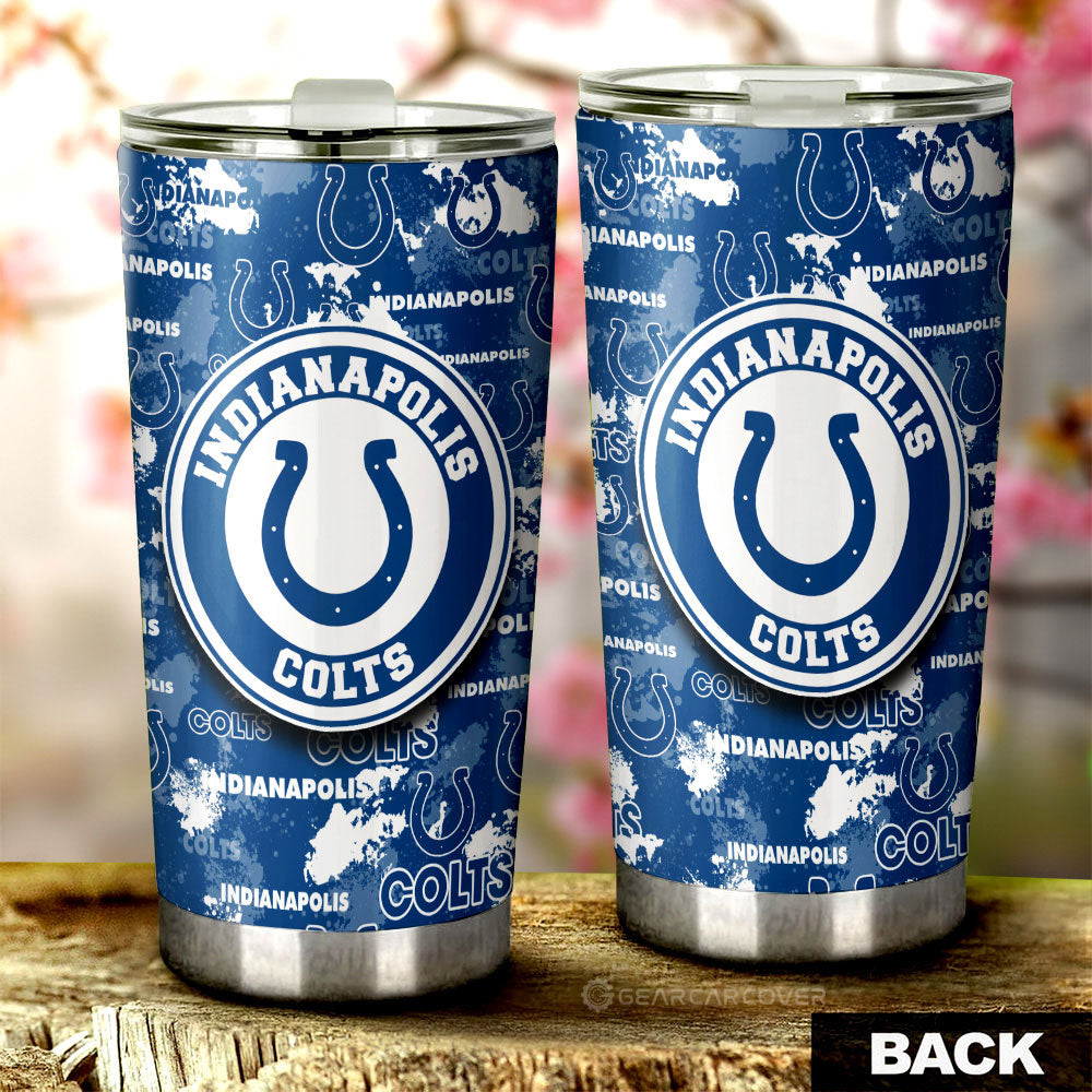 Indianapolis Colts Tumbler Cup Custom Car Accessories - Gearcarcover - 2