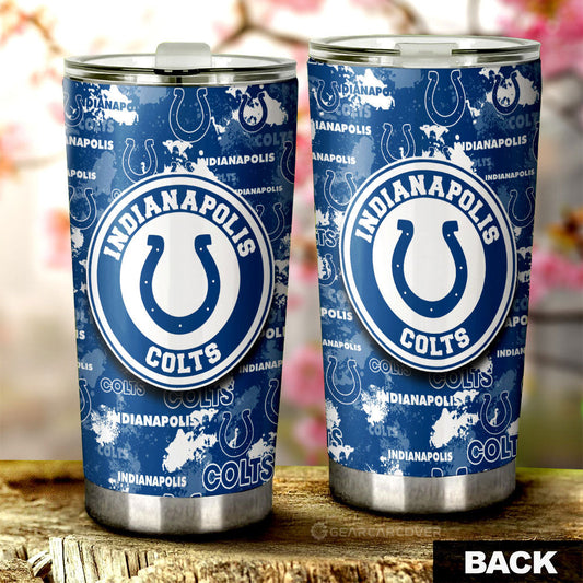Indianapolis Colts Tumbler Cup Custom Car Accessories - Gearcarcover - 2