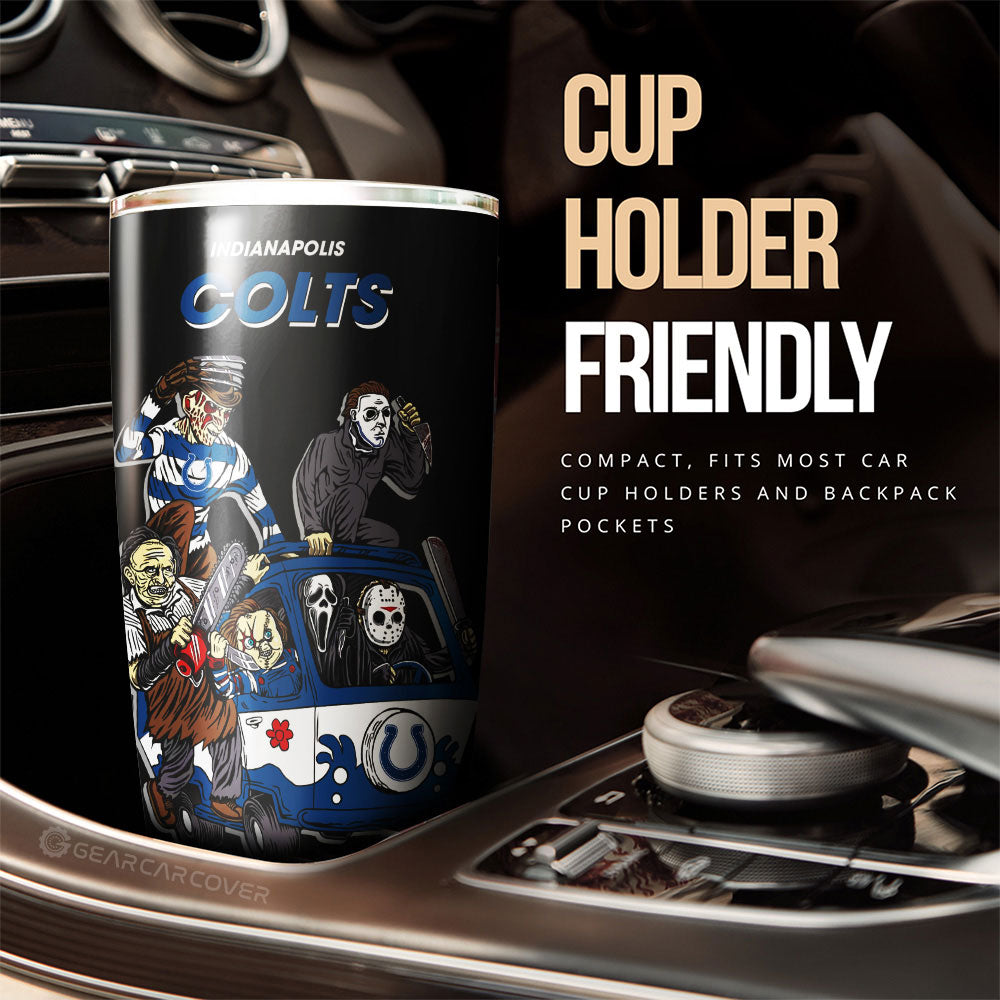 Indianapolis Colts Tumbler Cup Custom Car Accessories - Gearcarcover - 3