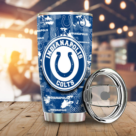 Indianapolis Colts Tumbler Cup Custom Car Accessories - Gearcarcover - 1