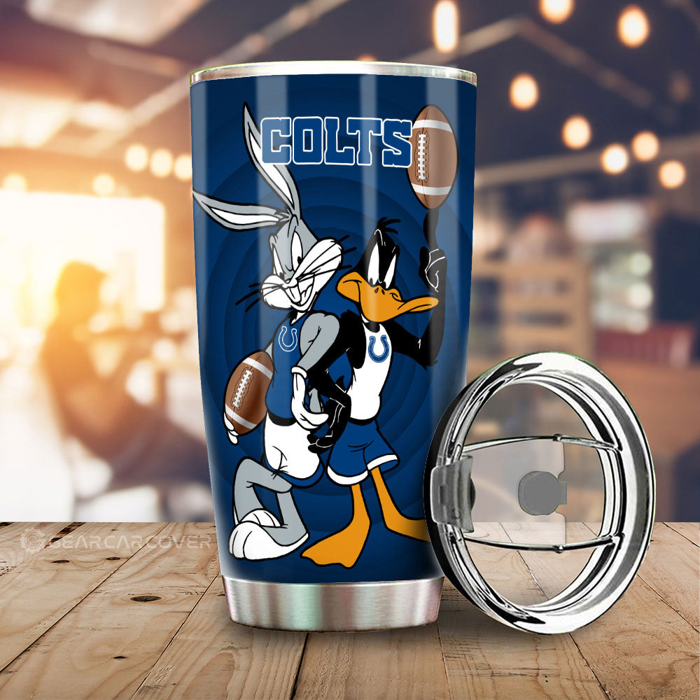 Indianapolis Colts Tumbler Cup Custom Car Accessories - Gearcarcover - 2