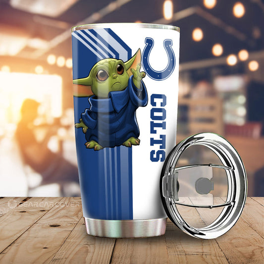 Indianapolis Colts Tumbler Cup Custom Car Accessories - Gearcarcover - 1