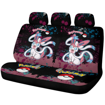 Infernape Car Back Seat Covers Custom Tie Dye Style Anime Car Accessories - Gearcarcover - 1