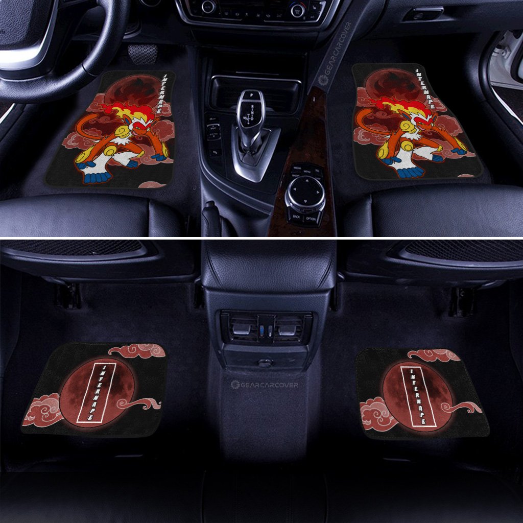 Infernape Car Floor Mats Custom Car Accessories For Fans - Gearcarcover - 3