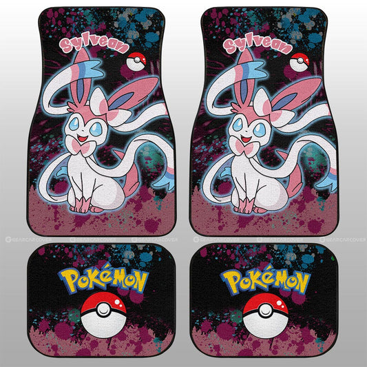 Infernape Car Floor Mats Custom Tie Dye Style Anime Car Accessories - Gearcarcover - 2