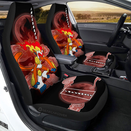 Infernape Car Seat Covers Custom Anime Car Accessories For Anime Fans - Gearcarcover - 1