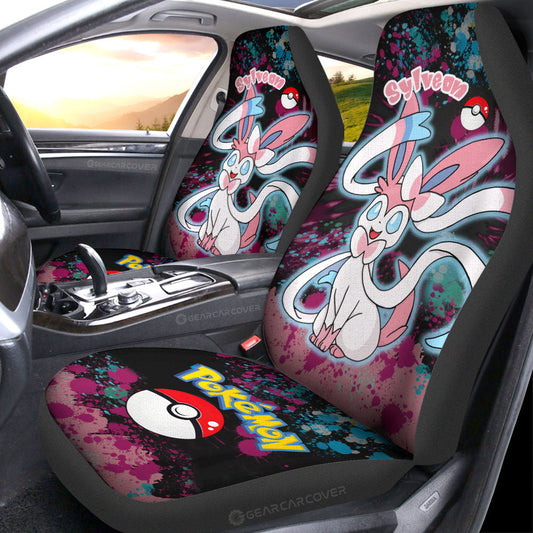 Infernape Car Seat Covers Custom Tie Dye Style Anime Car Accessories - Gearcarcover - 2
