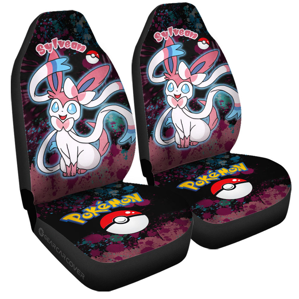 Infernape Car Seat Covers Custom Tie Dye Style Anime Car Accessories - Gearcarcover - 3