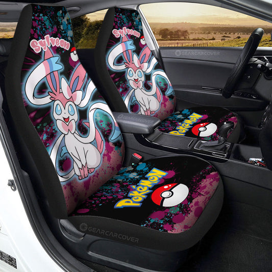 Infernape Car Seat Covers Custom Tie Dye Style Anime Car Accessories - Gearcarcover - 1