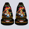 Infernape Car Seat Covers Custom Tie Dye Style Anime Car Accessories - Gearcarcover - 4