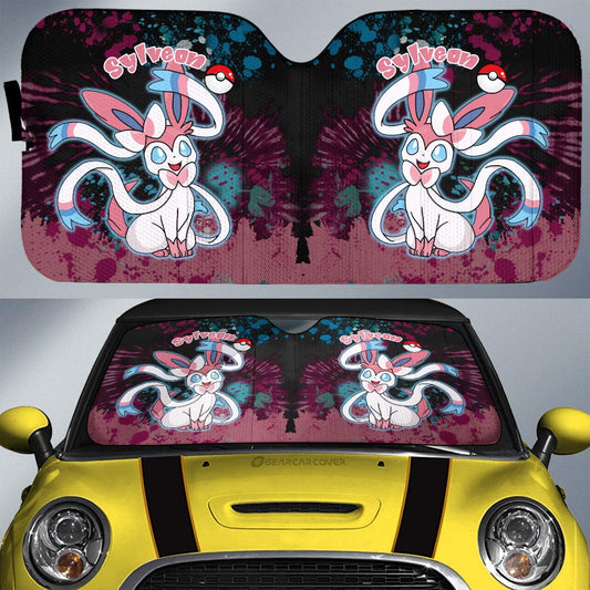 Infernape Car Sunshade Custom Tie Dye Style Anime Car Accessories - Gearcarcover - 1