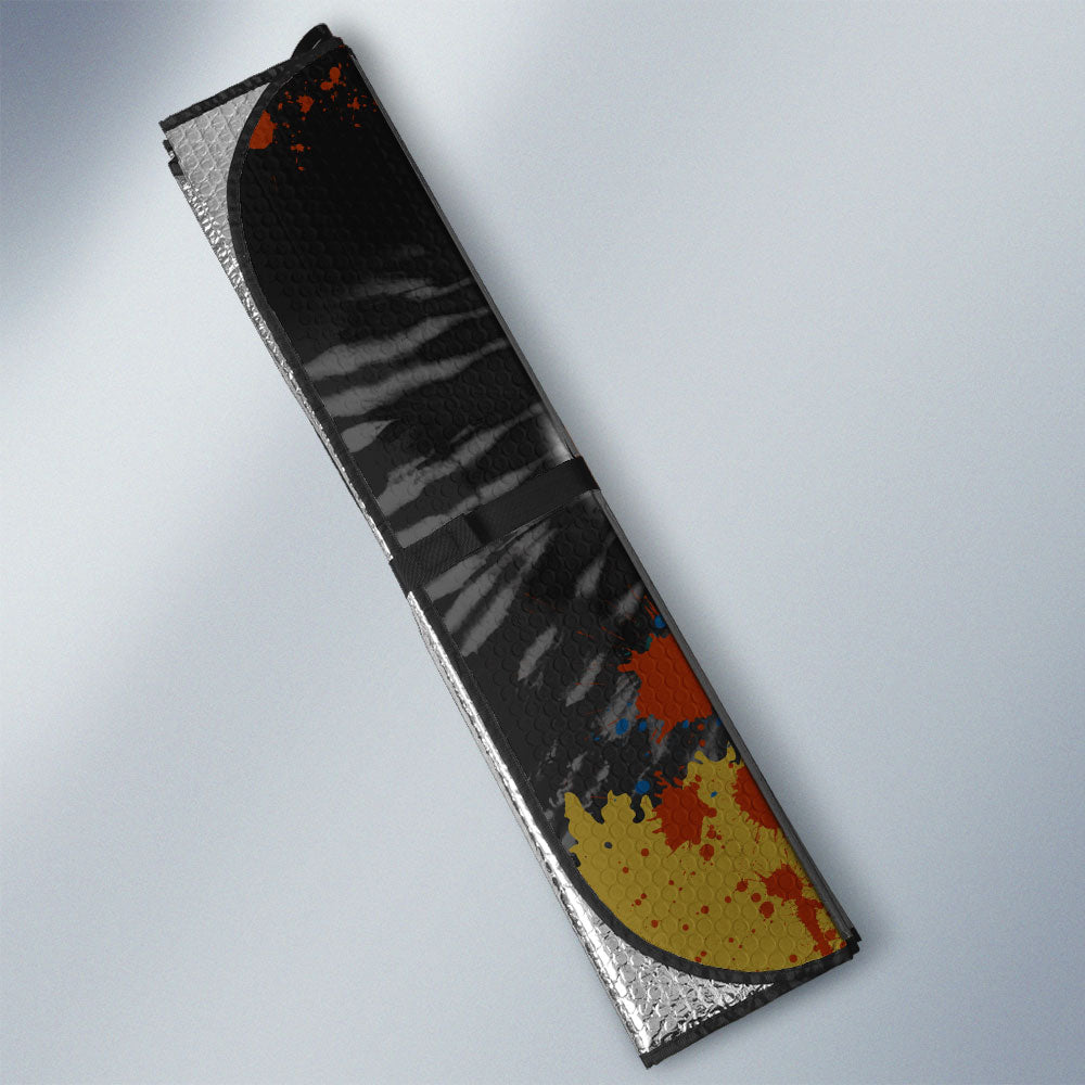 Infernape Car Sunshade Custom Tie Dye Style Car Accessories - Gearcarcover - 3