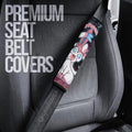 Infernape Seat Belt Covers Custom Tie Dye Style Anime Car Accessories - Gearcarcover - 2