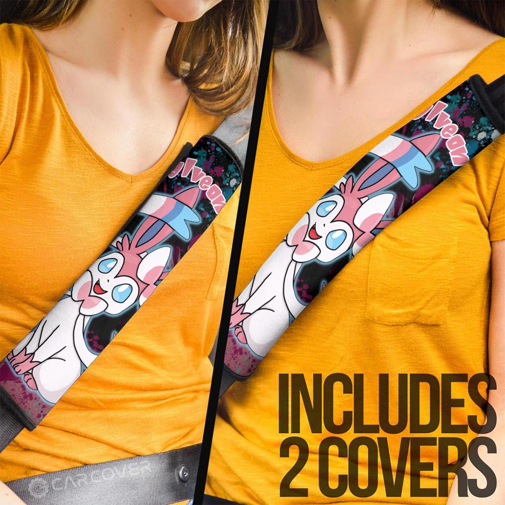 Infernape Seat Belt Covers Custom Tie Dye Style Anime Car Accessories - Gearcarcover - 3