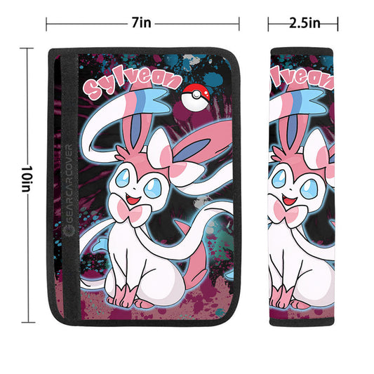 Infernape Seat Belt Covers Custom Tie Dye Style Anime Car Accessories - Gearcarcover - 1