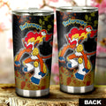 Infernape Tumbler Cup Custom Tie Dye Style Anime Car Accessories - Gearcarcover - 3