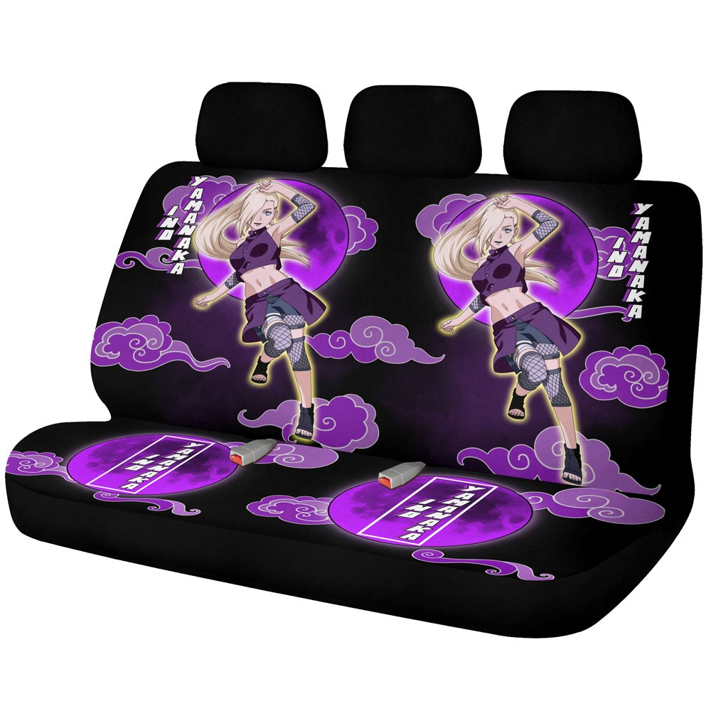 Ino Yamanaka Car Back Seat Covers Custom Anime Car Accessories - Gearcarcover - 1