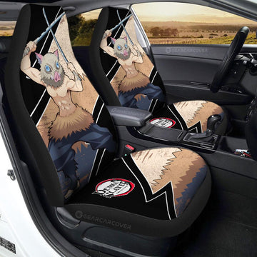 Inosuke Car Seat Covers Custom Demon Slayer Anime Car Accessories - Gearcarcover - 1