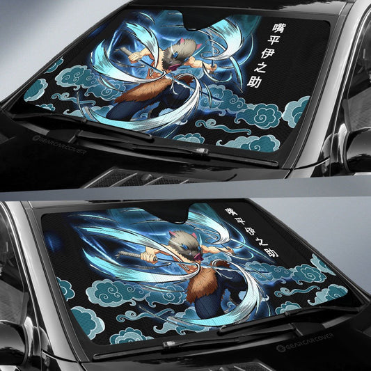 Inosuke Car Sunshade Custom Beast Breathing Skill Car Accessories - Gearcarcover - 2