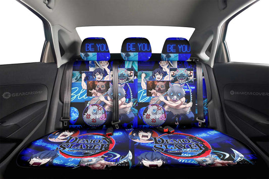 Inosuke Hashibira Car Back Seat Cover Custom - Gearcarcover - 2