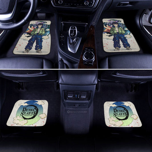 Inosuke Hashibira Car Floor Mats Anime Collection - Gearcarcover - 2
