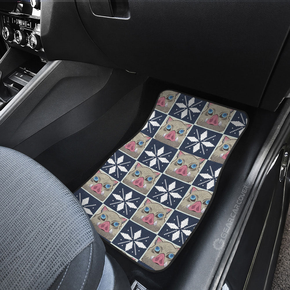 Inosuke Hashibira Car Floor Mats Custom Anime Car Accessories - Gearcarcover - 3