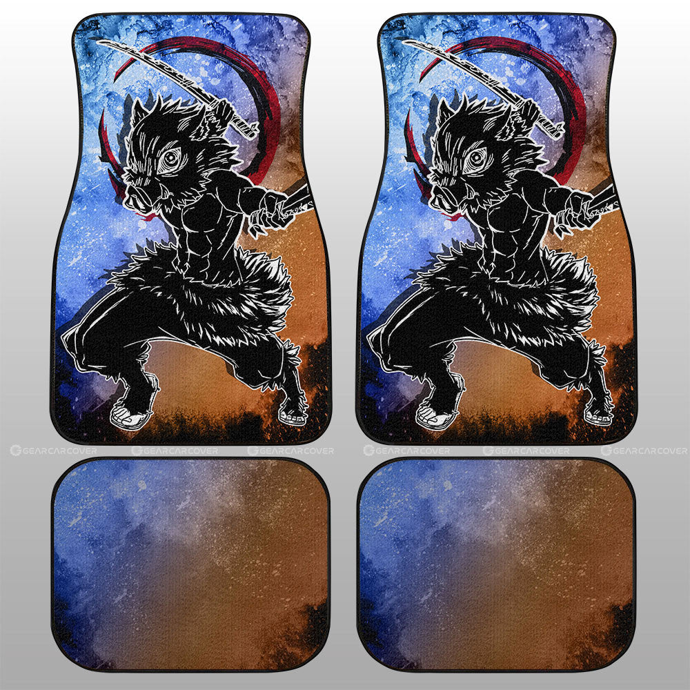 Inosuke Hashibira Car Floor Mats Custom Car Accessories - Gearcarcover - 1