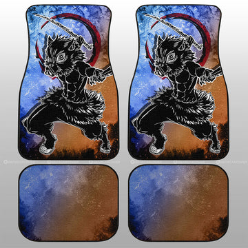 Inosuke Hashibira Car Floor Mats Custom Car Accessories - Gearcarcover - 1