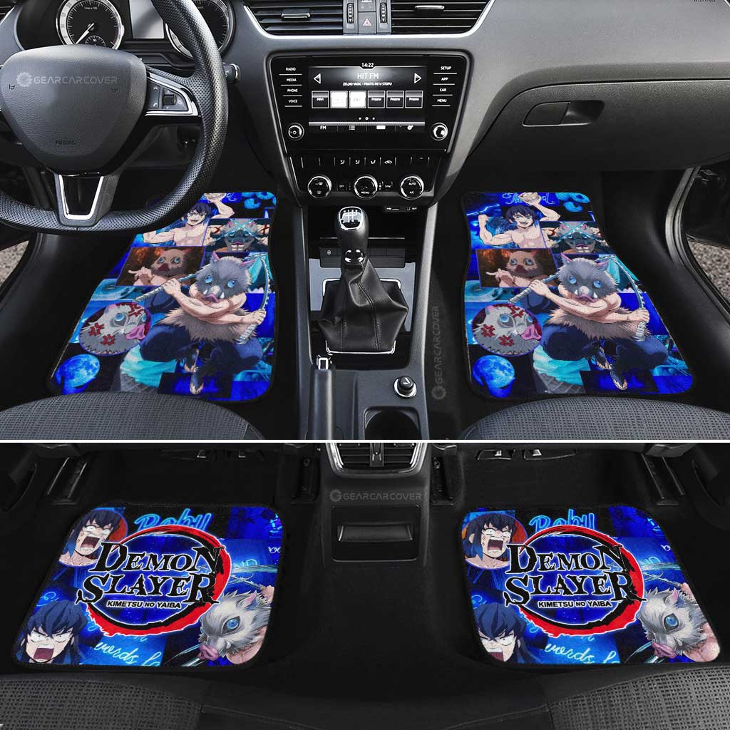 Inosuke Hashibira Car Floor Mats Custom - Gearcarcover - 2